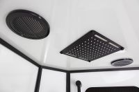 Душевая кабина Niagara Premium 90x90 NG-6901-01G Black с гидромассажем — фото 4, Душевые кабины