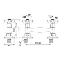 Смеситель для душа Cezares Retro RETRO-C-D-BLC Белый глянцевый — фото 2, Смесители