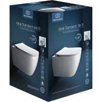 Товар: Унитаз Ideal Standard I.Life B T533001 подвесной с сиденьем Микролифт - фото 7 Унитаз Ideal Standard I.Life B T533001 подвесной с сиденьем Микролифт — фото 7, Унитазы