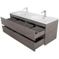 Товар: Тумба под раковину BelBagno Kraft 140 KRAFT-1400-4C-SO-2-CG подвесная Cemento Grigio - фото 7 Тумба под раковину BelBagno Kraft 140 KRAFT-1400-4C-SO-2-CG подвесная Cemento Grigio — фото 7, Тумбы под раковину