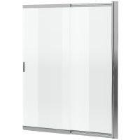 Шторка на ванну Excellent Liner 110 KAEX.2920.1100.LP Хром/Прозрачный — фото 1, Неподвижные шторки для ванной