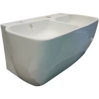 Товар: Раковина Ceruttispa Double Marco 67 CT9282 двойная Белая - фото 2 Раковина Ceruttispa Double Marco 67 CT9282 двойная Белая — фото 2, Раковины подвесные