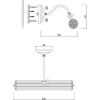 Товар: Подсветка для зеркал и картин Maytoni Picture Renoir PIC118-22-R Бронза - фото 8 Подсветка для зеркал и картин Maytoni Picture Renoir PIC118-22-R Бронза — фото 8, Подсветки