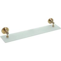 Стеклянная полка Bemeta Retro bronze 144102247 Бронза — фото 1, Полки для ванной и душа