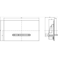 Товар: Клавиша смыва Villeroy&Boch ViConnect 922169N5 Белый матовый - фото 4 Клавиша смыва Villeroy&Boch ViConnect 922169N5 Белый матовый — фото 4, Кнопки смыва