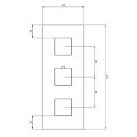 Товар: Смеситель для душа Omnires Fresh FR7138ROCR с термостатом Хром - фото 2 Смеситель для душа Omnires Fresh FR7138ROCR с термостатом Хром — фото 2, Смесители