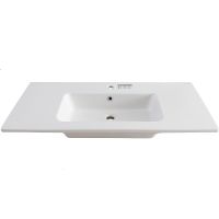 Раковина Allen Brau Fantasy 102 Белая арт-4.11014.20 — фото 3, Раковины встраиваемые сверху