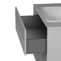 Товар: Тумба под раковину AM.PM Func 100 M8FFUX1002WM подвесная Белая матовая - фото 4 Тумба под раковину AM.PM Func 100 M8FFUX1002WM подвесная Белая матовая — фото 4, Мебель для ванной