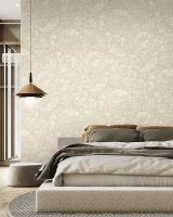 Обои Decori-Decori Carrara Best 85611BS Винил на флизелине (1,06*10,05) Бежевый/Желтый, Под дерево — фото 3, Обои для стен