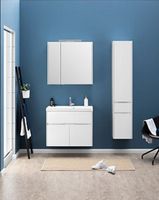 Шкаф пенал Aquanet Латина 35 L 187544 подвесной Белый — фото 3, Пеналы для ванной комнаты