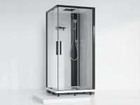 Душевая кабина Esbano Muse ESM-108CKR 100x80 L ESKM108CKRL без гидромассажа — фото 3, Душевые кабины