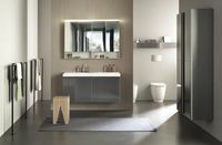 Зеркальный шкаф Geberit Acanto 75 500.645.00.2 с подсветкой Дуб мистик — фото 9, Зеркальные шкафы в ванную