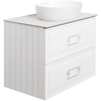 Товар: Тумба под раковину La Fenice Cubo 80 подвесная Белая матовая арт-FNC-01-CUB-B-80-2 - фото 2 Тумба под раковину La Fenice Cubo 80 подвесная Белая матовая арт-FNC-01-CUB-B-80-2 — фото 2, Тумбы под раковину