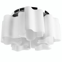 Люстра Artelamp Serenata A3479PL-5CC Белая Хром — фото 1, Люстры