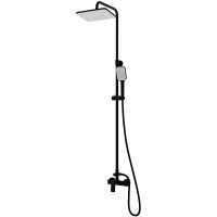 Душевая система Royce Cube RCS-120603BL Черная матовая — фото 1, Душевое оборудование. Душевая программа