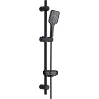 Душевой гарнитур Orange O-Shower OS714b Черный матовый — фото 1, Душевые гарнитуры