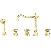 Смеситель на борт ванны Webert Armony AM730402065 Бронза — фото 2, Смесители