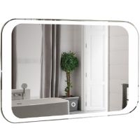 Зеркало Silver Mirrors Indigo 80 ФР-00001702 с подсветкой с сенсорным выключателем и подогревом — фото 1, Зеркала в ванную комнату