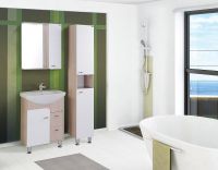 Товар: Зеркало со шкафом Onika Стиль 58.01 R 205833 с подсветкой Белое Ясень шимо светлый - фото 2 Зеркало со шкафом Onika Стиль 58.01 R 205833 с подсветкой Белое Ясень шимо светлый — фото 2, Мебель для ванной