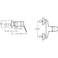 Товар: Смеситель для душа Jacob Delafon Brive E75765-CP Хром - фото 4 Смеситель для душа Jacob Delafon Brive E75765-CP Хром — фото 4, Смеситель для душа