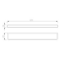 Полотенцедержатель Abber Westen AA1755G Золото матовое — фото 3, Полотенцедержатели