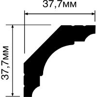 Карниз HIWOOD A53 2000x37,7x37,7 мм — фото 2, Карнизы