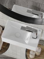 Товар: Раковина Orange 38 L B05-375LW Белая глянцевая - фото 4 Раковина Orange 38 L B05-375LW Белая глянцевая — фото 4, Мини-раковины