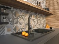 Керамическая плитка Gracia Ceramica Supreme серая 01 настенная 25x60 см — фото 8, Керамическая плитка