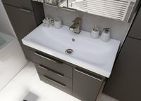 Товар: Тумба под раковину 1MarKa Gaula 80Н У92546 Графит матовый - фото 4 Тумба под раковину 1MarKa Gaula 80Н У92546 Графит матовый — фото 4, Тумбы под раковину