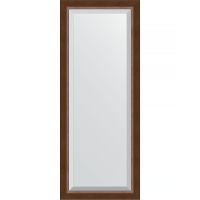 Зеркало Evoform Exclusive 142х57 BY 1167 с фацетом в багетной раме - Орех 65 мм — фото 1, Мебель для ванной