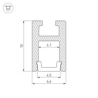 Товар: Профиль алюминиевый Arlight 036384 накладной для контурной подсветки Серебристый - фото 3 Профиль алюминиевый Arlight 036384 накладной для контурной подсветки Серебристый — фото 3, Профили для светодиодных лент