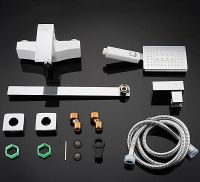 Смеситель для ванны Gappo G07 G2207-7 универсальный Белый Хром — фото 7, Смесители