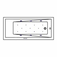 Товар: Акриловая ванна Whitecross Wave 160x80 0101.160080.100.RELAX.WH с гидромассажем - фото 6 Акриловая ванна Whitecross Wave 160x80 0101.160080.100.RELAX.WH с гидромассажем — фото 6, Ванны