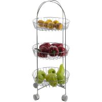 Тележка для кухни Tekno-tel MG001 Хром — фото 2, Аксессуары для кухни