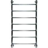 Водяной полотенцесушитель Ника Quadro Л90 100x50 Хром — фото 1, Водяные полотенцесушители