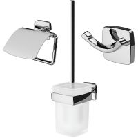 Набор аксессуаров для ванной AM.PM Gem AK90T1703W Хром — фото 1, товары