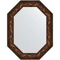 Зеркало Evoform Polygon 88х68 BY 7231 в багетной раме - Византия бронза 99 мм — фото 1, Мебель для ванной