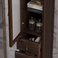 Товар: Шкаф пенал Opadiris Риспекто 30 L 00-00005834 Орех антикварный - фото 4 Шкаф пенал Opadiris Риспекто 30 L 00-00005834 Орех антикварный — фото 4, Мебель для ванной