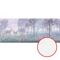 Фреска Ortograf Flora 31268 Фактура бархат FX Флизелин (6,7*2,7) Сиреневый, Деревья/Животные/Природа — фото 1, Фрески