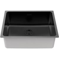 Кухонная мойка Paulmark Yuni 54 Uni YU54-MBN Черная матовая — фото 2, Кухонные мойки