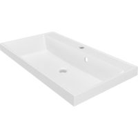 Раковина Paola Alba 80 Белая глянцевая — фото 3, Раковины