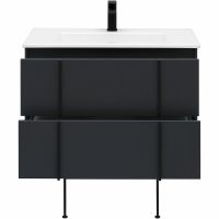 Тумба под раковину Allen Brau Reality 80 1.32005.AM подвесная Антрацит матовый — фото 34, Тумбы под раковину