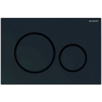 Клавиша смыва Geberit Sigma 20 115.882.DW.1 Черный глянец — фото 1, Кнопки смыва