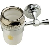 Товар: Стакан для зубных щеток Migliore Dubai 31256 Белый Хром - фото 2 Стакан для зубных щеток Migliore Dubai 31256 Белый Хром — фото 2, Мыльницы