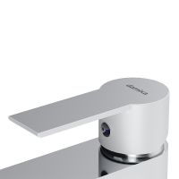 Смеситель для ванны Damixa Origin Elegance 841000000 Хром Белый — фото 3, Смесители