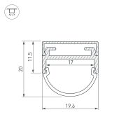 Товар: Профиль алюминиевый Arlight 016188 накладной Серебристый - фото 3 Профиль алюминиевый Arlight 016188 накладной Серебристый — фото 3, Профили для светодиодных лент
