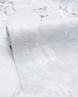 Обои Accento Alice 287197 Винил на флизелине (1,06*10,05) Серый, Штукатурка — фото 3, Обои для стен