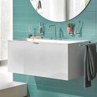 Товар: Тумба под раковиной Emco Vanity Units 120 9583 274 21 подвесная Белая глянцевая - фото 2 Тумба под раковиной Emco Vanity Units 120 9583 274 21 подвесная Белая глянцевая — фото 2, Мебель для ванной