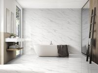 Керамогранит Creatile Whites Statuario Shine 5 mm 60х120 см — фото 2, Керамогранит