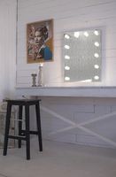 Зеркало Континент Бриджит 600х800 ЗЛП1613 гримерное с подсветкой с механическим выключателем — фото 7, Зеркала в ванную комнату